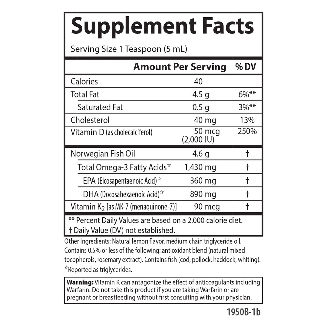 Omega-3 + D & K