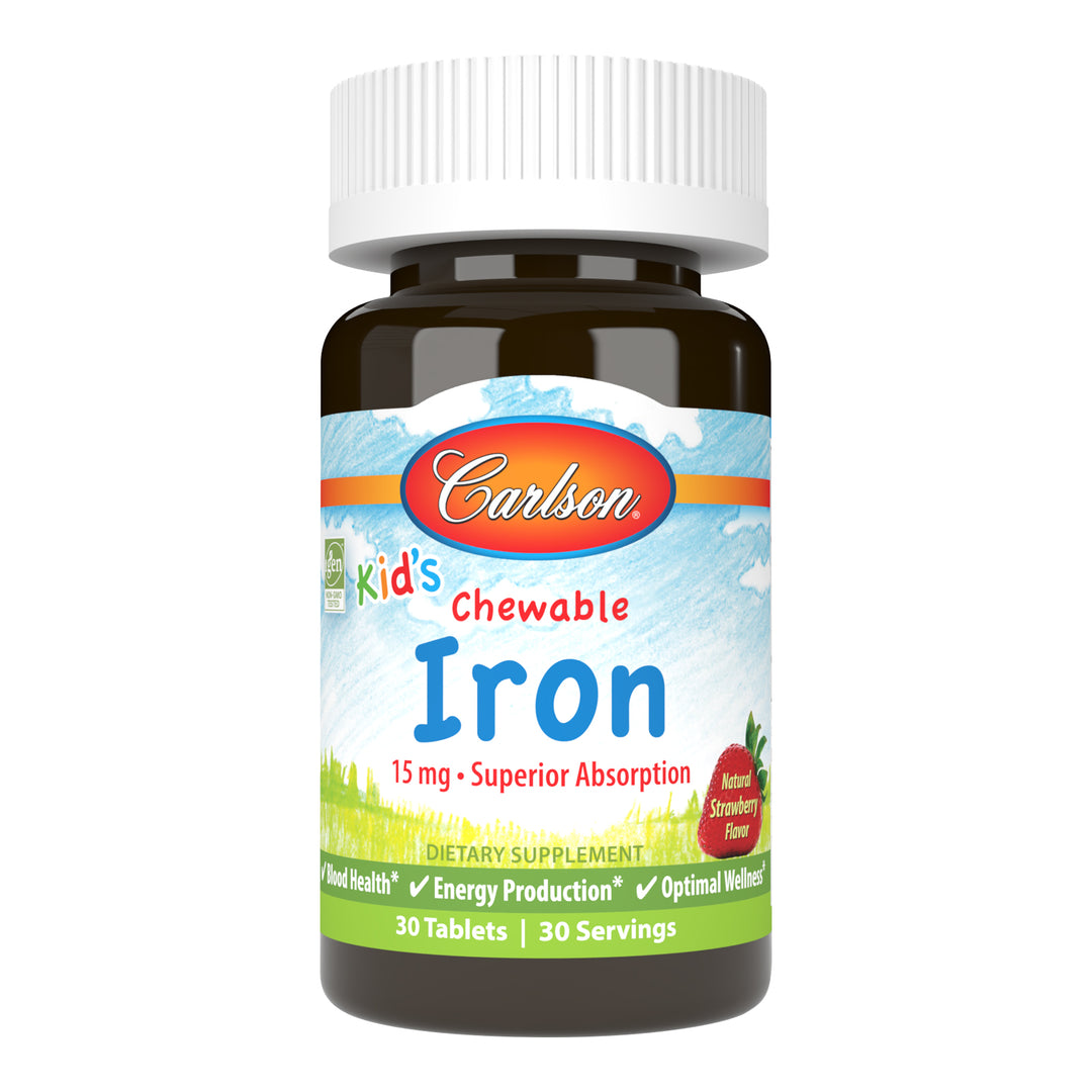 Kid's Chewable Iron, Strawberry