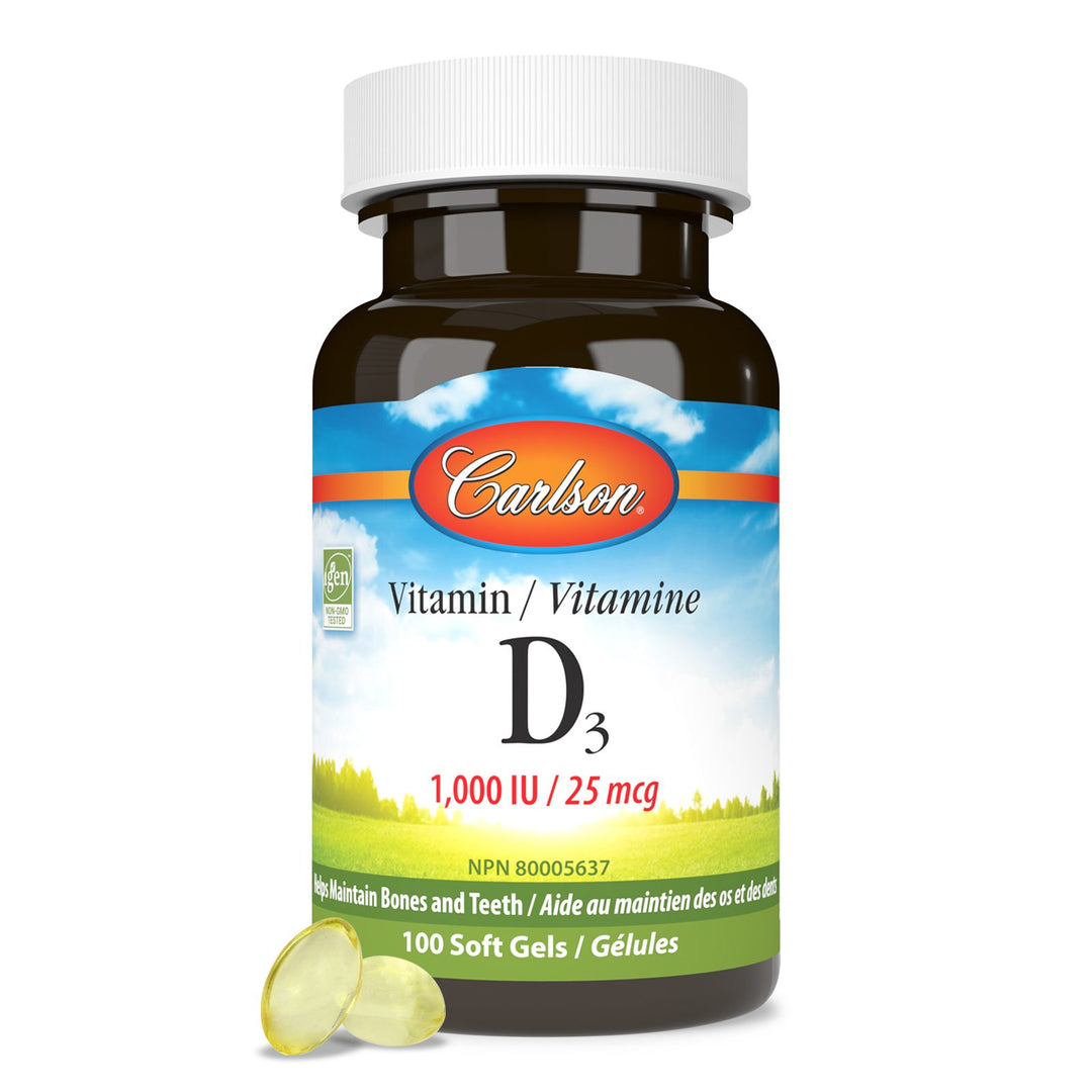 Vitamin D3 1,000 IU (25 mcg)
