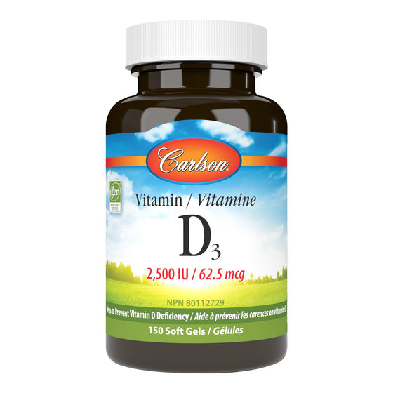 Vitamin D3 2,500 IU (62.5 mcg)