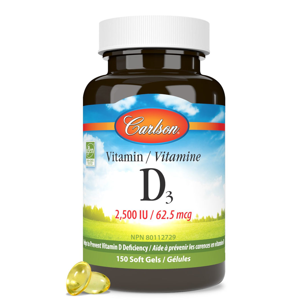 Vitamin D3 2,500 IU (62.5 mcg)