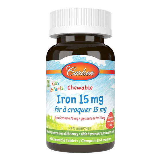 Kid's Chewable Iron, Strawberry