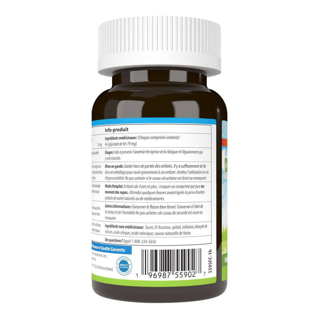 Kid's Chewable Iron, Strawberry