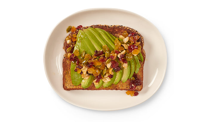 Avocado Fruit & Nut Toast