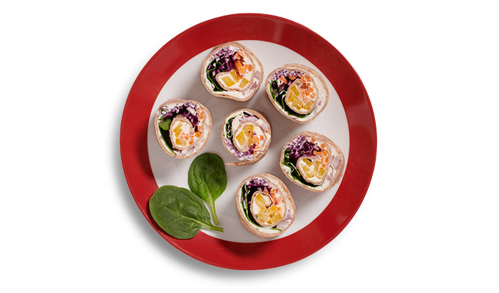 Lemon-Herb Veggie Pinwheels