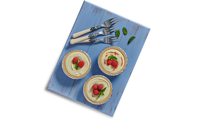 No-Bake Lemon Raspberry Tarts