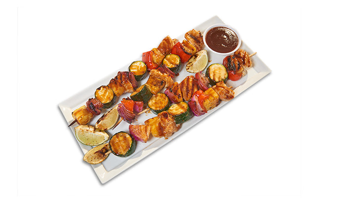 Peachie-Pineapple Chicken Skewers