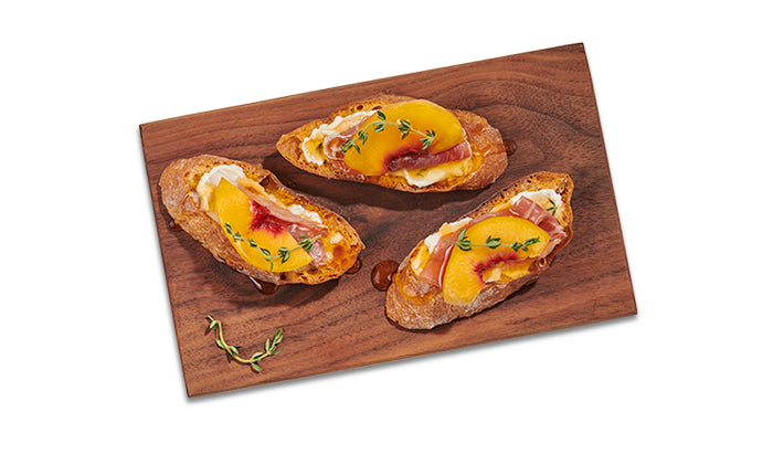 Peachie Ricotta Bruschetta