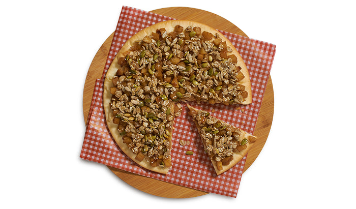 Crunchy Green Apple Snack Pizza